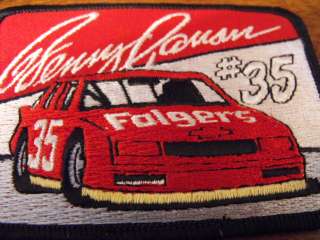 Vintage Benny Parson Folgers #35 NASCAR Patch 1980s Era Patch?  