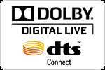 Dolby Digital and DTS encoding enable a simple one step single cable 