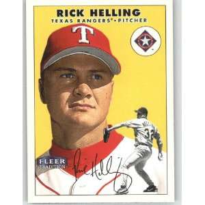  2000 Fleer Tradition #53 Rick Helling   Texas Rangers 