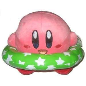  Kirby Adventure Summer Time Green Float Tube Plush Toys 