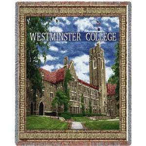  PENNSYLVANIA Westminster College Old Main Tapestry Throw 