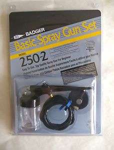 Badger Airbrush Basic Spray Gun Set 250 2  