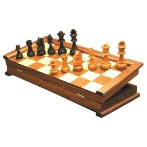  Walnut Tournament Folding Chess Set