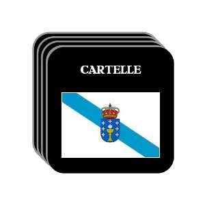 Galicia   CARTELLE Set of 4 Mini Mousepad Coasters 