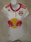   Red Bulls Adidas Home Embroidered Jersey $70 MLS NWT Womens S M L XL