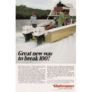  Johnson Outboard Motors Vintage Ad   1960s # 175