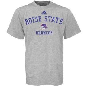    Adidas Boise State Broncos Ash Practice T shirt