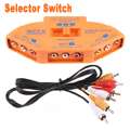 Port AV A/V RCA VIDEO GAME SELECTOR SWITCH PS2 xBox  