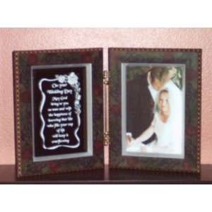    Dimensions Glass 663HP Wedding Hinged Picture frame