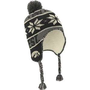  Iowa Hawkeyes adidas Originals Pom Top Tassel Knit Hat 