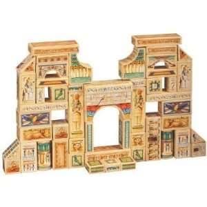   Block Building. Pharos and Pyrmaids   Egypts Wonders Toys & Games