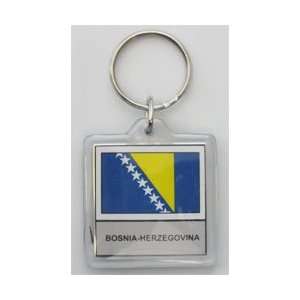  Bosnia Herzegovina   Country Lucite Key Ring Patio, Lawn 