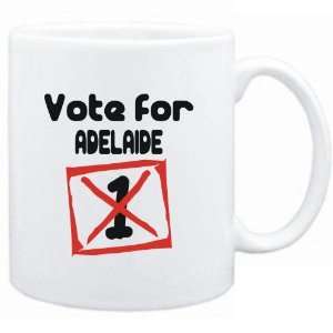    Mug White  Vote for Adelaide  Female Names