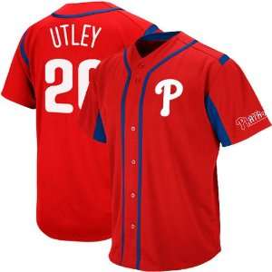   Utley Philadelphia Phillies Wind Up Jersey   Red