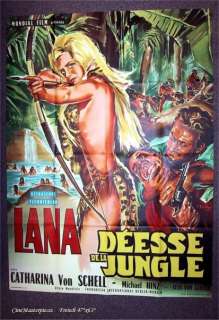 LANA QUEEN OF THE S *FRENCH 1P ORIG MOVIE POSTER  