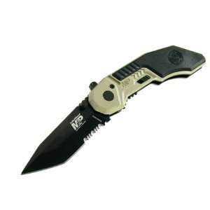  SW Military Police Tanto Black T6061 Aircraft Aluminum 