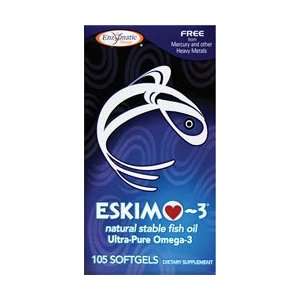  Enzymatic Therapy Eskimo 3    105 Softgels Health 