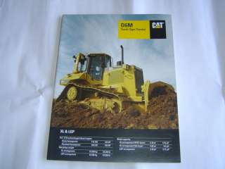 Caterpillar D6 M D6M Ttruck type tractor brochure  
