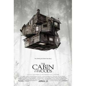  THE CABIN IN THE WOODS movie poster flyer   11 x 17 inches 