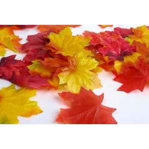   Leaves With Light Dusting of Iridescent Glitter Arts, Crafts & Sewing
