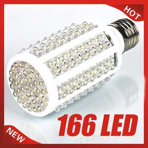 E27 10W 166LED Corn Bulb Lamp Light White 200 230V  