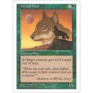  Wyluli Wolf (Magic the Gathering  5th Edition Rare) Toys 