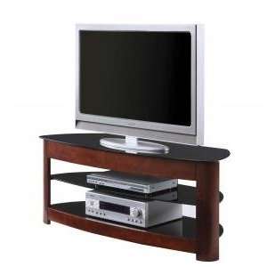 Glass and Wood 49 Inch TV Stand