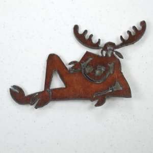 The Goofy Moose Southwestern Rustic Metal Magnet, #M105 