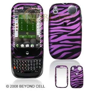  Purple and Black Zebra Animal Skin Design Rubber Feel with 