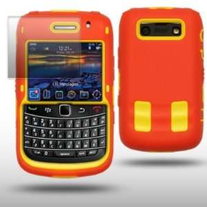  ORANGE/YELLOW BLACKBERRY BOLD 9700 OUTDOOR CASE WITH 