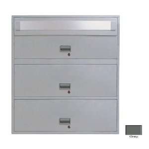   43 in. Insulated Side Tab Lateral File   Gray