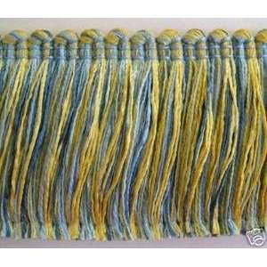  Conso 2 In. Blue Gold Brush Fringe Arts, Crafts & Sewing