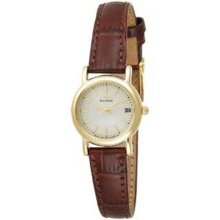 Citizen Womens EW1272 01P Eco Drive Leather Watch