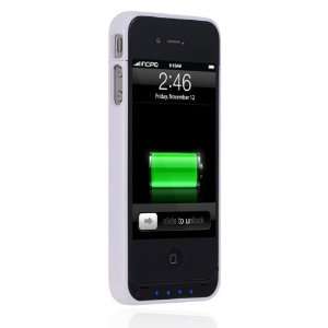  iPhone 4 offGRID Backup Battery Case   Glossy White Apple iPhone 