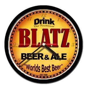 BLATZ beer and ale cerveza wall clock