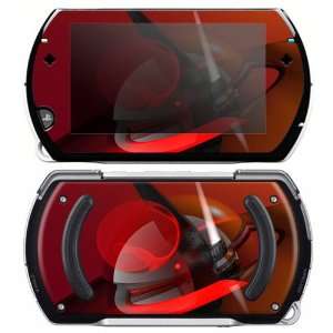 Sony PSP Go Skin Decal Sticker   Abstract Red Sharp