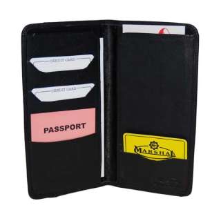 Marshal High End Leather Travel Organizer Wallet #565CF 803698928584 