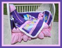 NEW baby crib bedding set m/w TINKERBELL FAIRY faces  