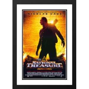  National Treasure 20x26 Framed and Double Matted Movie 
