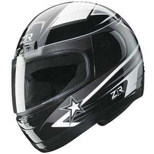  Z1R Strike Star Helmet   X Small/Black/Alloy Automotive