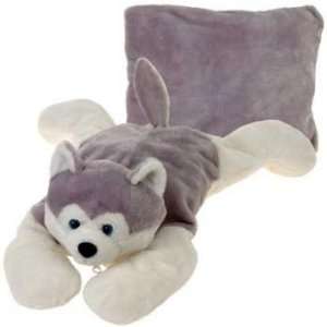  Husky Peek A Boo Plush Pillow 14 by Fiesta Toys & Games