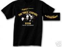 Three Stooges Beer T Shirt XX Large / 2XL NWT  