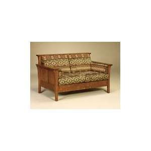  Amish High Back Panel Loveseat