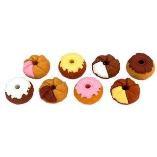Donuts or Doughnuts Erasers Set of 8