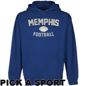   Memphis Tigers Legacy Pullover Hoodie   Royal Blue