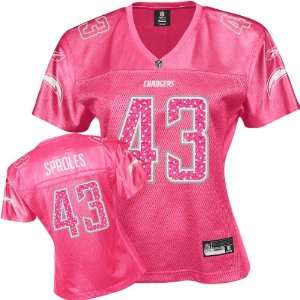   San Diego Chargers Darren Sproles Womens Pink Sweetheart Jersey