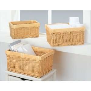  Mellow Rectangular Baskets   Set of Three by Organize It 