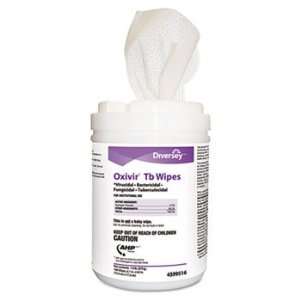 Oxivir TB Disinfectant Wipes, 6 x 7, White, 160 per Canister, 12 per 
