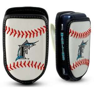 Game Wear Leather Cell Phone Holder   Florida Marlins   Florida 