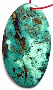 Natural Attractive Freeform Turquoise Pendant 86ct  